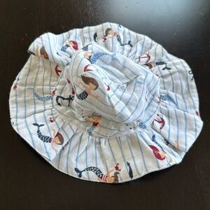 Mud Pie 100% cotton sun hat size 2-5T